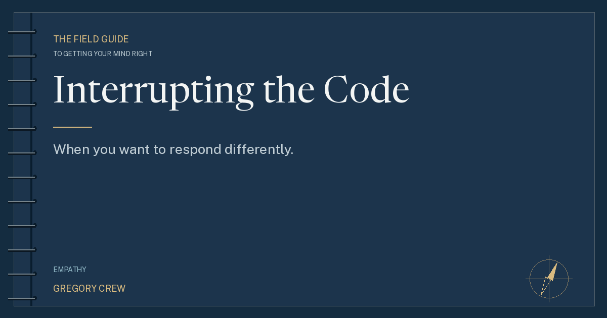 Interrupting the Code — share card